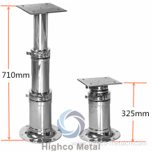 Stainless Steel Boat 3 Stages Table Pedestal